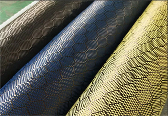 3k 200gsm Carbon Aramid Fabric 1500D
